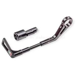 TWM Clutch Lever Guard 14-17mm Black Race Lever Guard for Aprilia Tuono 1100 - Picture 1 of 6