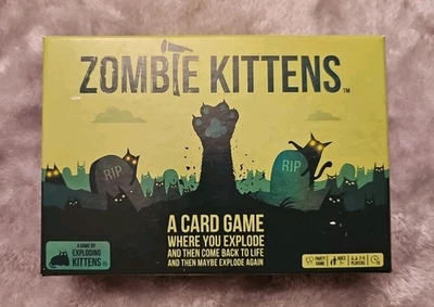 Zombie Kittens Card Party Game by Exploding Kittens 2-5 Players Ages 7+ - Image 1 of 4