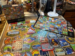 BUFFALO SIGNATURE COLLECTION Toppe Parco Nazionale 1.000 pezzi Lavorate 1 volta! - Foto 1 di 9