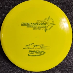 Innova Paul McBeth 4x Star Destroyer 175g Yellow Disc Golf Driver OOP RARE - Picture 1 of 5