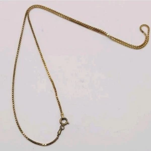925 Italy Gold Over Chain - Picture 1 of 8