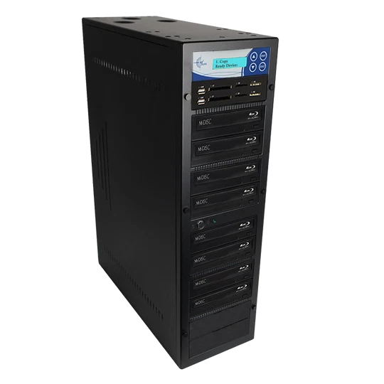EZ DUPE Media Mirror PLUS 1 to 7 Duplicator - Flash (SD CF MS MMC USB) / Blu-Ray - Image 1 of 1