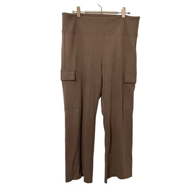 Pantalones cargo Athleta Delancey pierna recta talla L marrón atlético gimnasio atletismo Foto 1 de 4