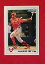 2010 Bowman Prospects Domingo Santana 1ST BOWMAN #BP40  FREE SHIPPING