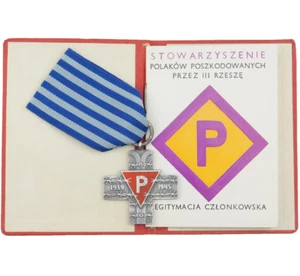 4410 WW2 DOC OF SLAVE WORK + CRUZ JUDÍA SOBREVIVIENTE DEL HOLOCAUSTO DE AUSCHWITZ POLONIA - Imagen 1 de 7