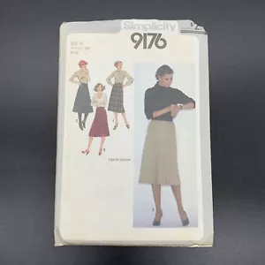 Simplicity Vintage Sewing Pattern #9176 Misses Set of Skirts Size 12 Waist 28 in - Picture 1 of 3