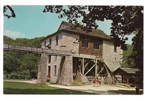 HISTORIC HAMER'S MILL GRIST Spring State Park Mitchell Indiana Postcard IN - Picture 1 of 2