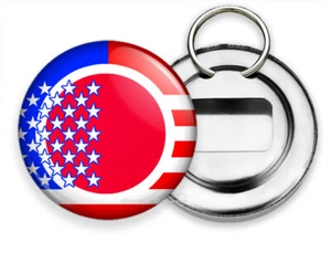 USA JAPAN FLAGGE JAPANISCH AMERIKANISCHE FUSION HD BIER SODA FLASCHENÖFFNER SCHLÜSSELANHÄNGER GESCHENK - Bild 1 von 1