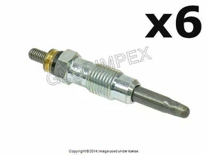 Mercedes w201 190d 2.5 Glow Plug BOSCH OEM NEW (6) + 1 YEAR WARRANTY - Picture 1 of 1