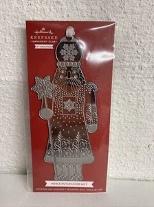 2022 Hallmark Keepsake Club 25th Anniversary NOBLE NUTCRACKER GIFT Ornament - Picture 1 of 2