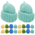 Accessoires de chapeau de poupée miniature - 20 pièces petits chapeaux de poupée pour la fabrication de bijoux