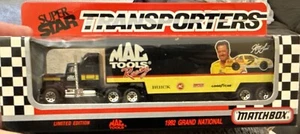 1/87 Mac Tools Racing #7 Harry Gant 1992 Matchbox Super Star Transporter NASCAR - Bild 1 von 2