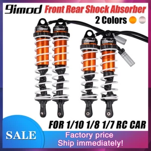 9IMOD 4pcs Ammortizzatore Olio Anteriore Posteriore per 1/7 1/8 1/10 RC Auto Aggiornamento - Foto 1 di 26