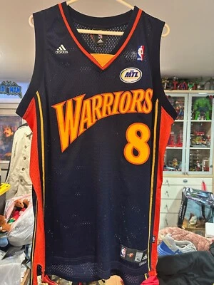 Golden State Warriors Swingman Monta Ellis # 8 Adidas NBA Basketball Jersey XL - Image 1 of 4
