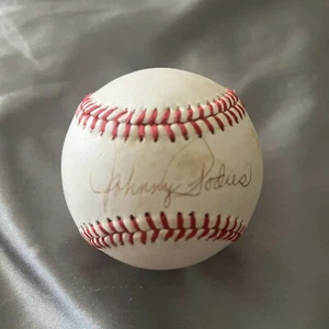 Johnny Podres Brooklyn Dodgers Signed Autograph NL Baseball With Hologram COA - Afbeelding 1 van 7
