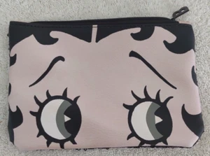 Betty Boop X Ipsy Borsa Cosmetica Borsa da Toeletta con Cerniera. Schienale con paillettes - Foto 1 di 3