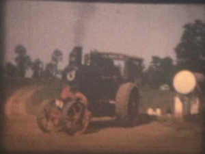 “Myerstown, PA Steam Tractor Show” (1961) 8mm Film Home Movie, Skydive, Race + - Picture 1 of 24
