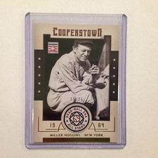 2015 Panini Cooperstown Hof Miller Huggins #5 Dead Ball Gold Era 15/25