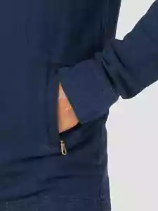 CHAQUETA POPOVER CON CAPUCHA SÓLIDA CON CAPUCHA DELANTERA LIGERA PARA HOMBRE EN AZUL MAYÓLICA - Imagen 1 de 4