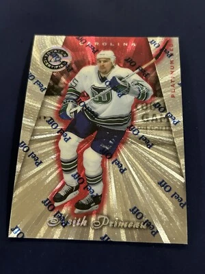 1997-98 Pinnacle Totally Certified Canes Keith Primeau Platinum Red /6199 #57 - Image 1 of 2