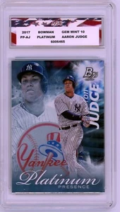 2017 Bowman Platinum Aaron Judge Rookie #PP-AJ AGC 10 Gem Mint New York Yankees - Picture 1 of 2
