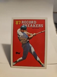 Mark McGwire 1988 Topps #3 Record Breakers Base Set Oakland Athletics - Picture 1 of 3