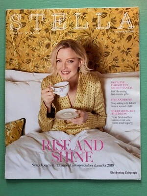 STELLA magazine 9-December-2018 LAUREN LAVERNE cover + interview - whole mag - Image 1 of 2