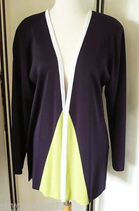 ¡NUEVO CON ETIQUETAS! CARDIE SWINGY ABIERTA EXCLUSIVA MISOOK OPTICAL V AZUL MARINO/CHARTREUSE/BLANCO XS - Imagen 1 de 3