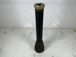 Primitive Antique Yarn Beehive  Tool Wood Bobbin 12.25" Tall Black - Used - Picture 1 of 8