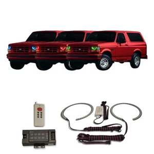 Kit de halo de faros RF multicolor RGB para Ford Bronco 92-96 - Imagen 1 de 7