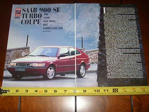 1995 SAAB 900 SE TURBO COUPE - ORIGINAL ARTICLE - Picture 1 of 2