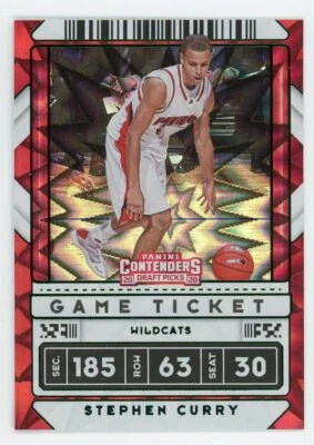 Stephen Curry 2020-21 Panini Contenders Draft Picks Variation Green Explosion SP - Image 1 of 2