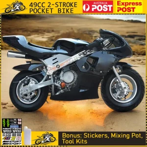 Pocket Bikes 2 Stroke 49CC 50CC Engine Mini Motorbike Dirt Bike Kid Motorcycle - Picture 1 of 21