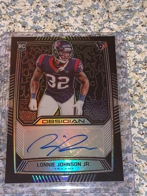 2019 Panini Obsidian Lonnie Johnson JR RC AUTOGRAPH 058/150 MINT CONDITION!!!!!! - Image 1 of 2