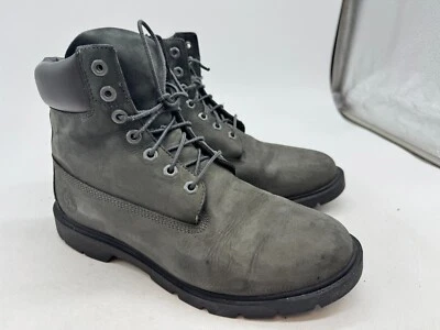 Timberland первоклассный туристические ботинки мужской темно серый кожаный шнурует вверх водонепроницаемый - 10,5 - Изображение 1 из 4