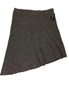 Style & Co Gray Asymmetrical Hem Skirt Size 16 - Picture 1 of 7