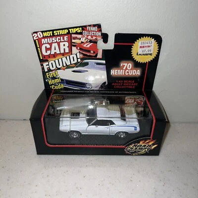 ROAD CHAMPS~1970 PLYMOUTH HEMI CUDA~DIECAST ESCALA 1:43~EXCLUSIVO KB TOYS~ Foto 1 de 2