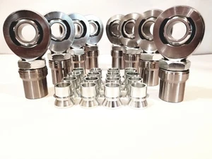 1 1/4" Heim Joint Set 4 LH 4 RH. 1" Bore with high misalignment spacers 1"-3/4" - Picture 1 of 8