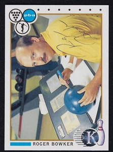 Roger Bowker signiert 1990 Kingpins Bowling Karte #59 -PBA Bowler Autogramm - Bild 1 von 2