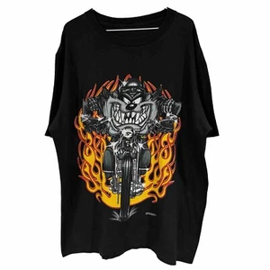 Camisa Tazs Motocicletas 2X 1997 Doble Cara De Colección Cambios Puntada Única 33x26 - Imagen 1 de 6