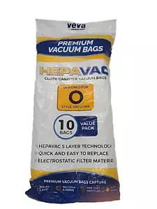 10 PACK!! Type O Premium Vacuum Bags HEPA Cloth for Kenmore 53294 Upright - Picture 1 of 7