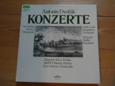 Dvorak-Konzerte für Violine, Klavier, Violoncello-Ricci, Nelsova, Firkusny-Box - Bild 1 von 4