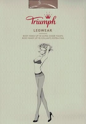 Triumph Legwear Body Make-up 10 Ultra Transparente Strumpfhose Gobi Haut - Bild 1 von 2