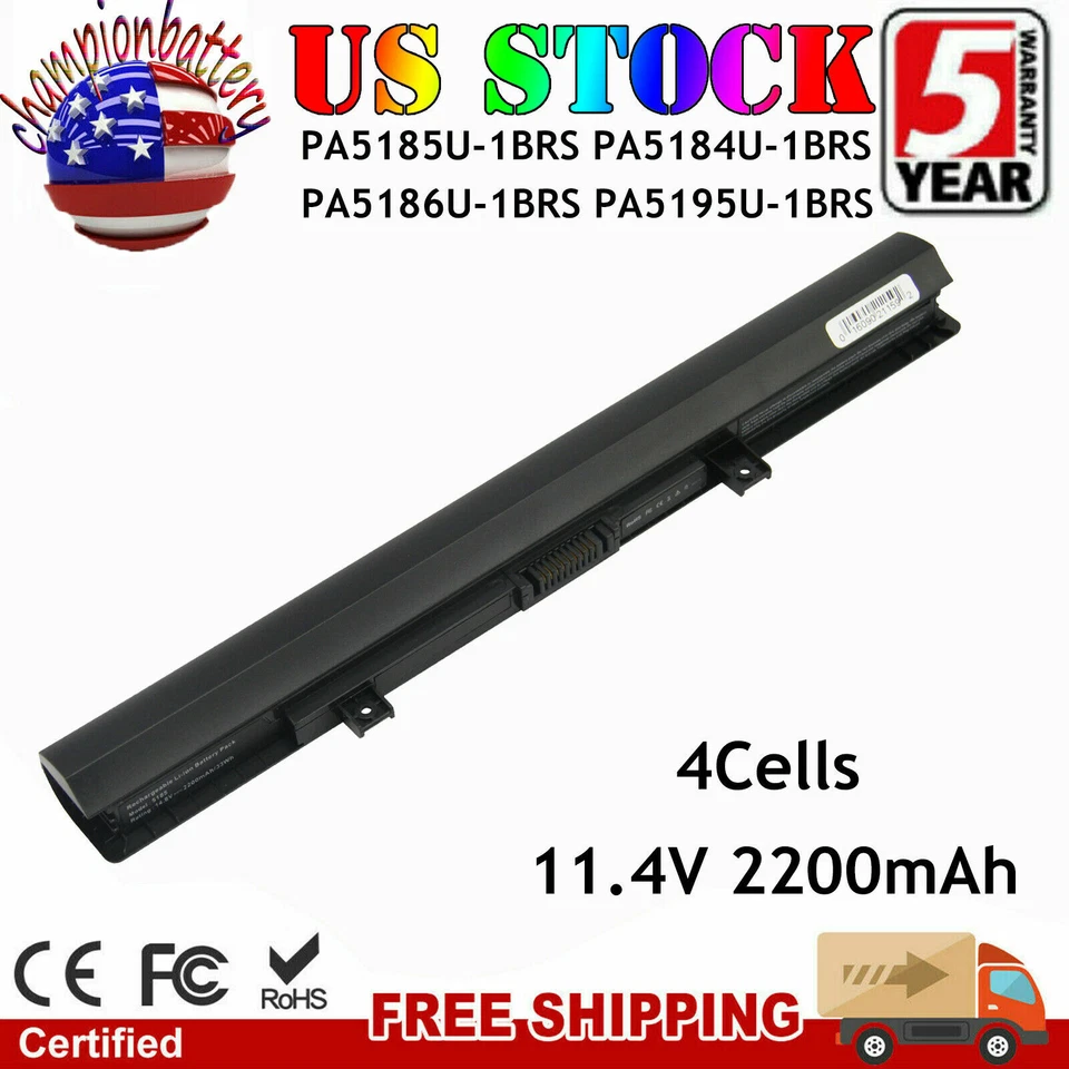 Batería para Toshiba Satellite C55-B5101 C55-C5241 C55-B5272 L55-B5294 C55-B5356 Foto 1 de 4