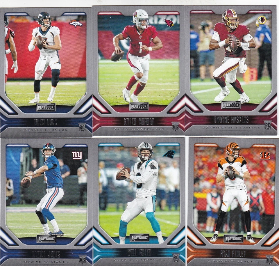 2019 PANINI PLAYBOOK FOOTBALL BASE ROOKIES 101-200 COMPLETE YOUR SET - Image 1 of 1