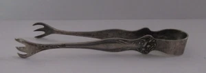 Antique Silverplate Art Nouveau Mystic 1903 Poppy Sugar tongs Roger & Bro. - Picture 1 of 8