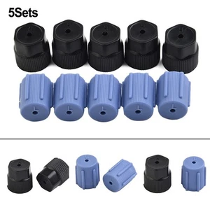 New Practical AC System Charging Port Covers Air Conditioning Cap Low Pressure - Picture 1 of 12
