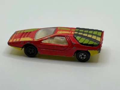 1970 LESNEY MATCHBOX SUPERFAST NO.75 ALFA CARABO RED STREAKERS ENGLAND CAR - Image 1 of 4