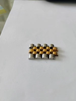 Elos masculinos de pulseira Jubileu Rolex aço 18k/S. - Imagem 1 de 4