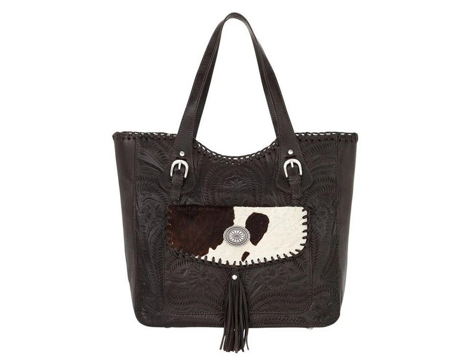 American West Western Handbag Tote Annie's Secret Chocolate 1850965